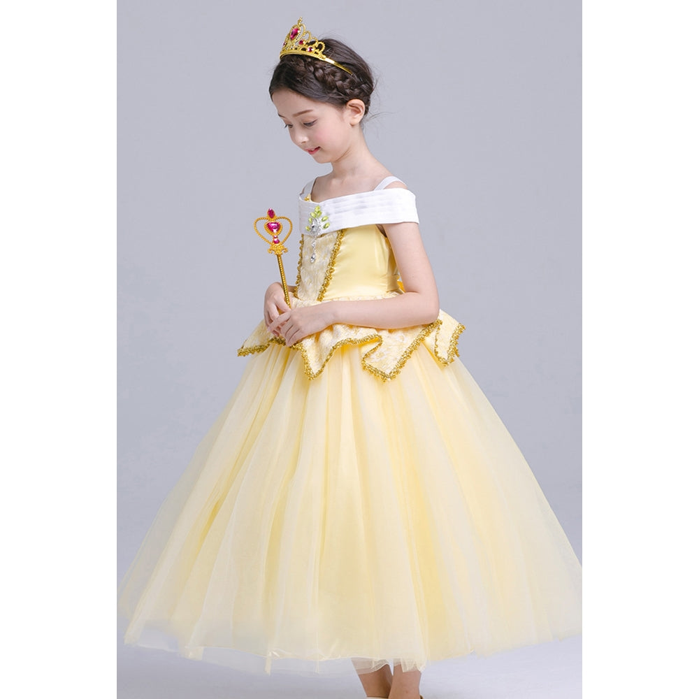 子供ドレス 発表会ドレス オフショルダー ロングスカート ハロウィン JD0026