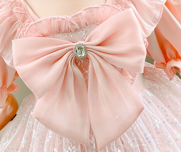 子供ドレス 発表会ドレス 長袖 膝丈スカート ハロウィン JD0109