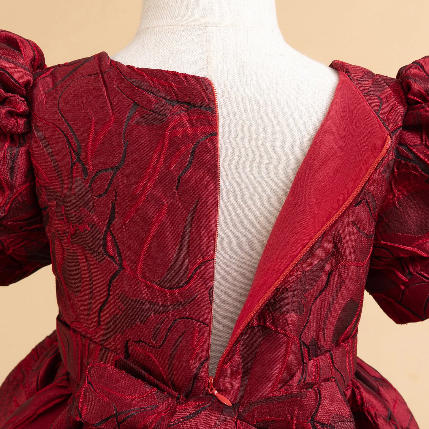 子供ドレス 発表会ドレス パフスリーブ 膝丈スカート フォーマル JD0135