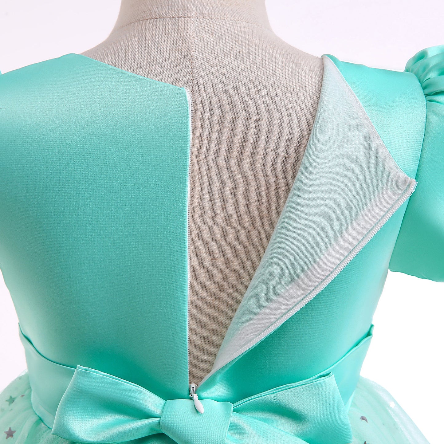 子供ドレス 発表会ドレス パフスリーブ 膝丈スカート フォーマル JD0136