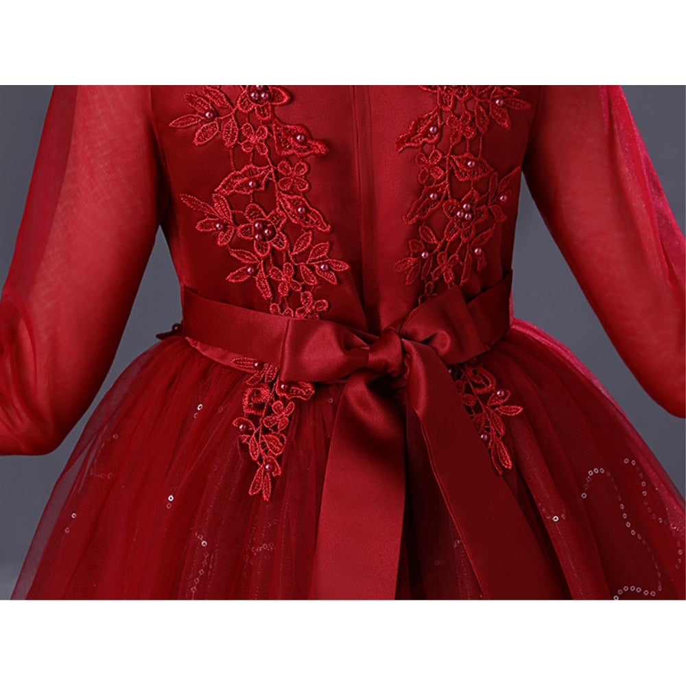 子供ドレス 発表会ドレス 長袖 ロングスカート フォーマル JD0209