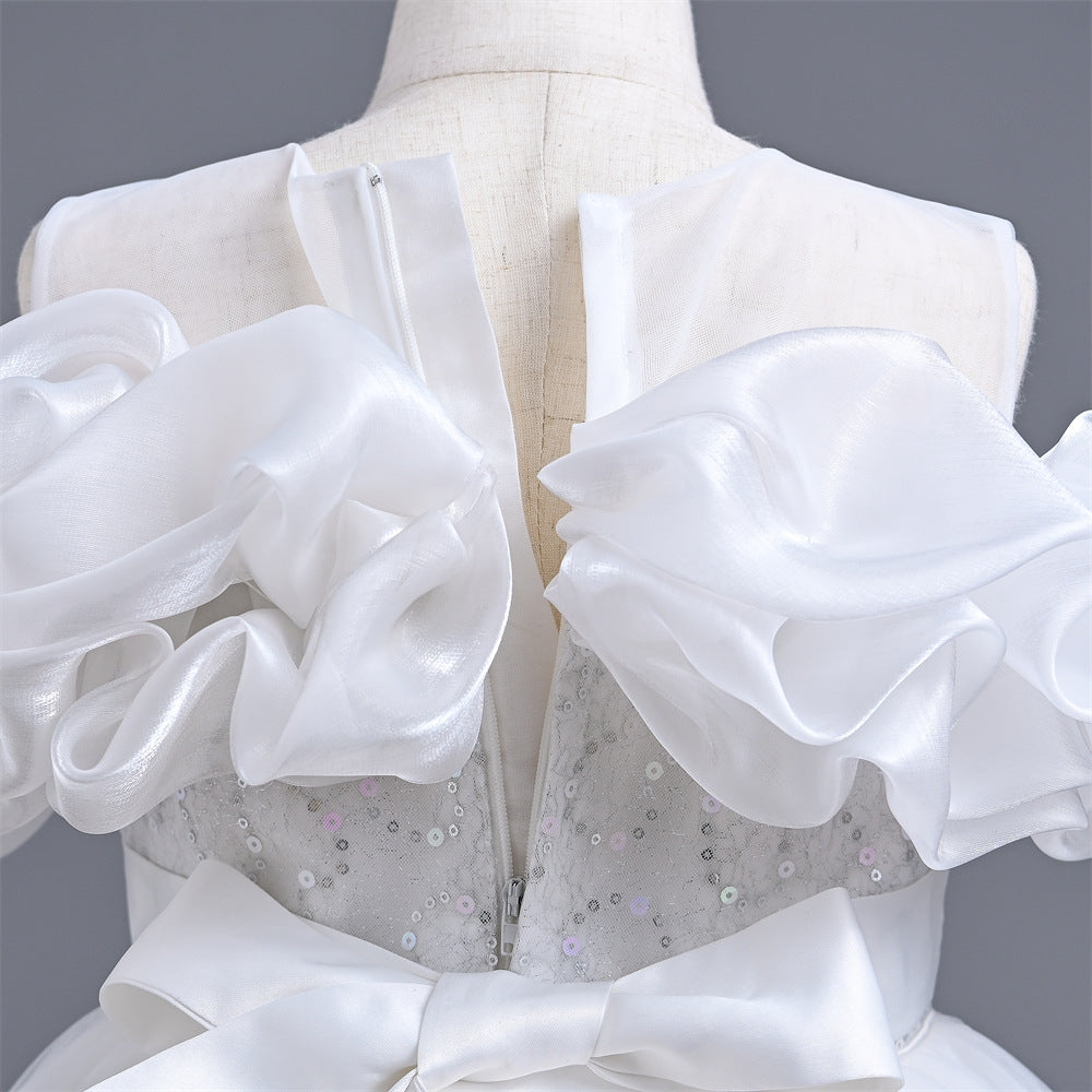 子供ドレス 発表会ドレス オフショルダー ロングスカート フォーマル JD0234