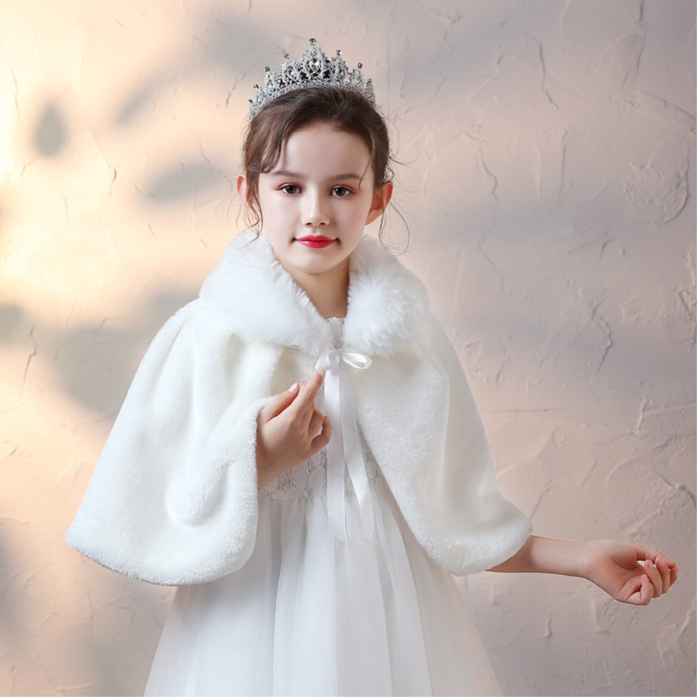 ショール 子供 フェィクファー ドレス用品 JZ0004