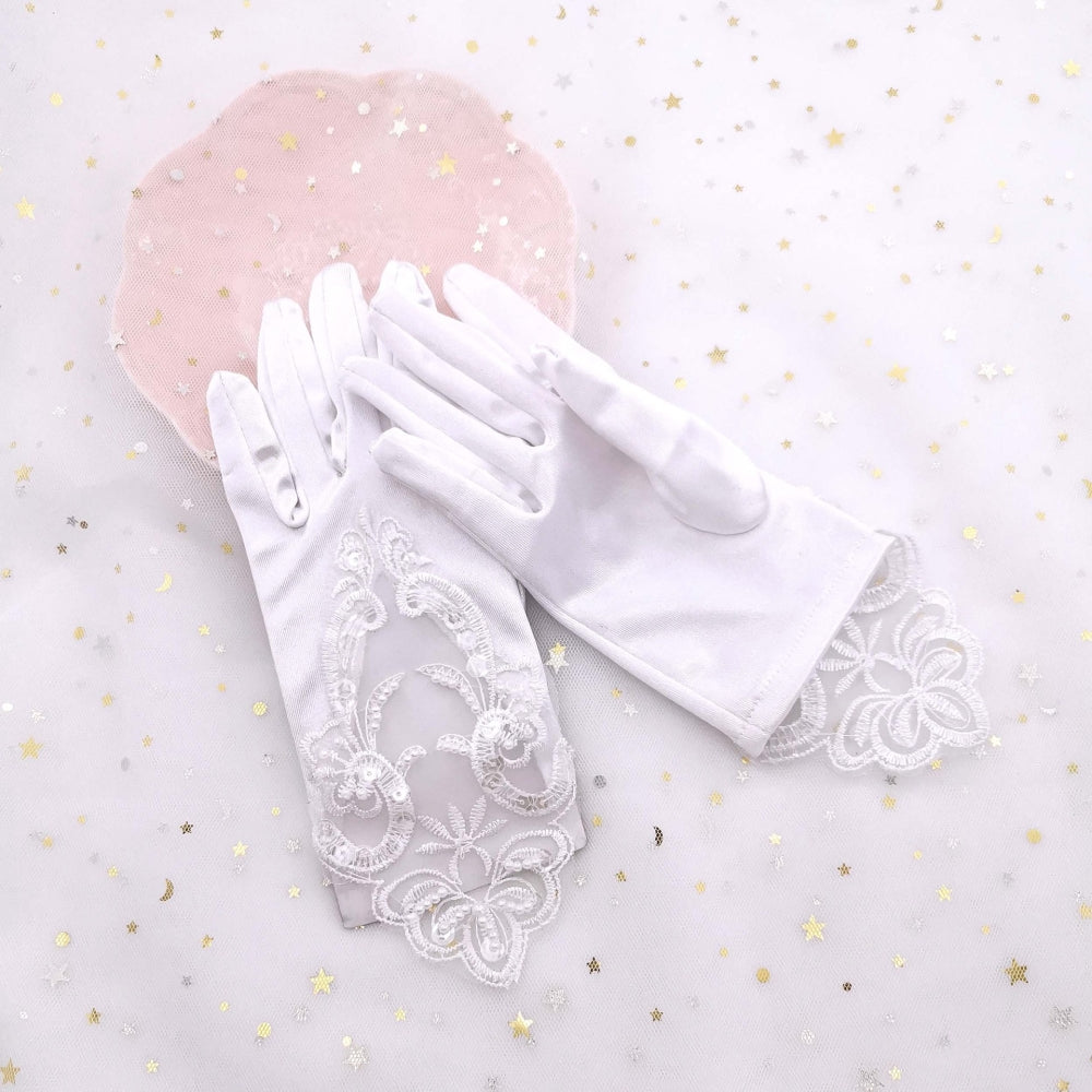 グローブ 子供 レース 手袋 ドレス用品 JZ0018