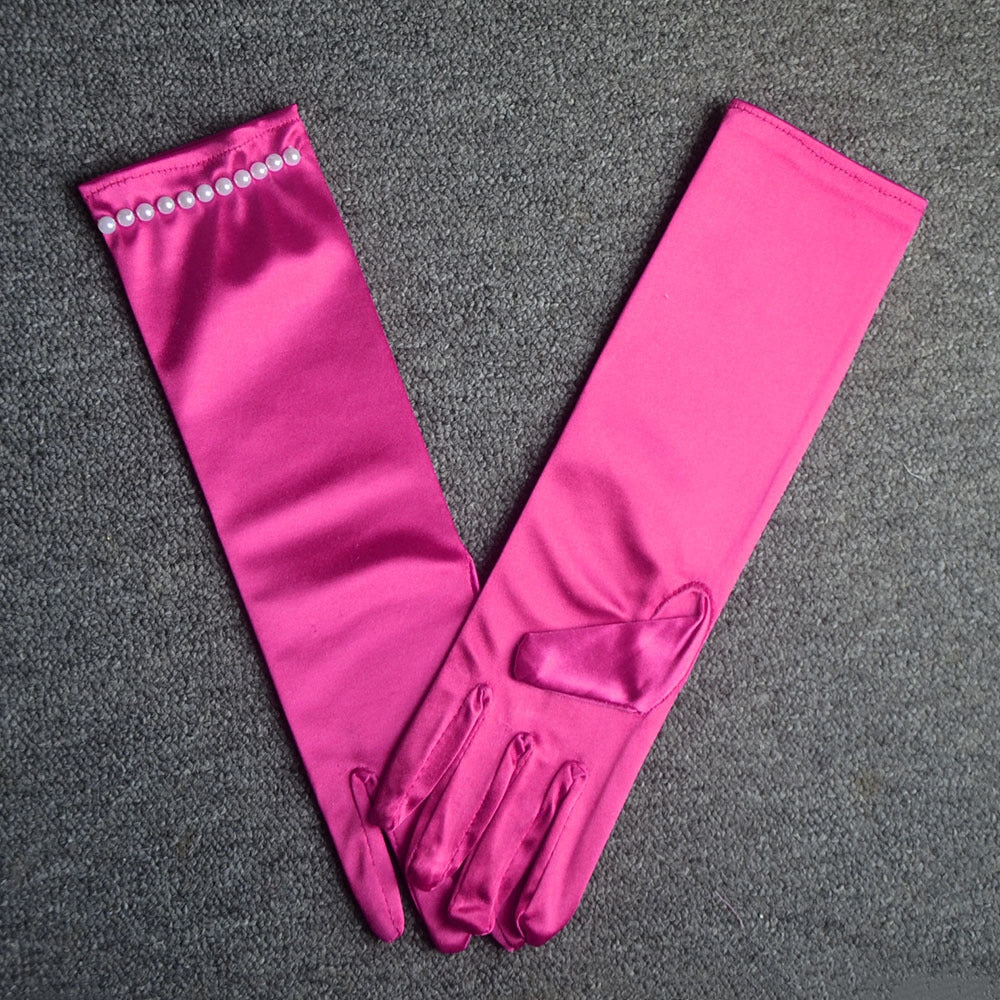 グローブ 子供 フェイクパール 手袋 ドレス用品 JZ0020