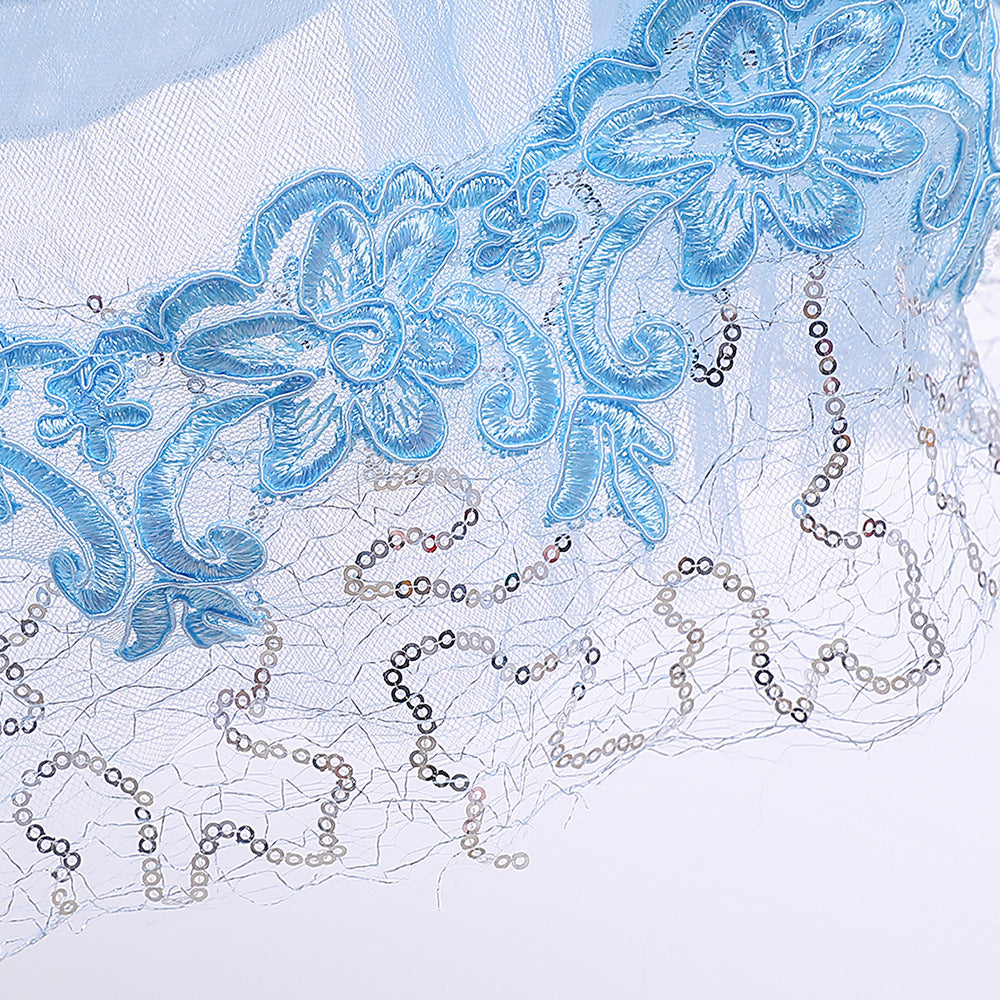 子供ドレス 発表会ドレス パフスリーブ ロングスカート ハロウィン JD0007