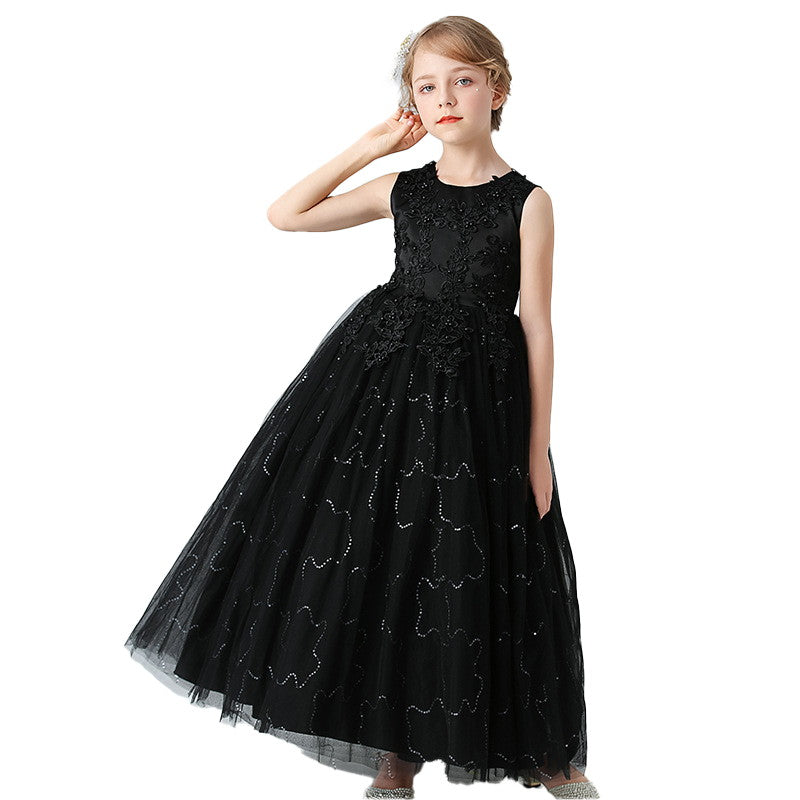 子供ドレス 発表会ドレス ノースリーブ ロングスカート フォーマル JD0009