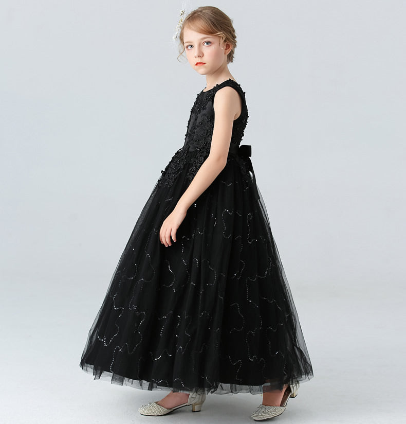 子供ドレス 発表会ドレス ノースリーブ ロングスカート フォーマル JD0009