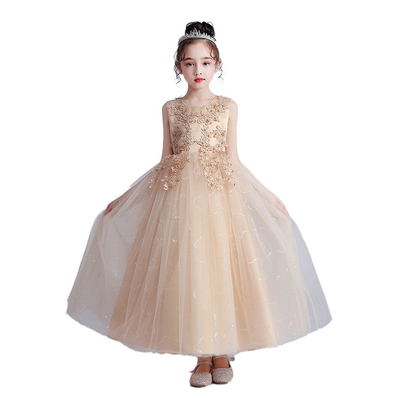 子供ドレス 発表会ドレス ノースリーブ ロングスカート フォーマル JD0009