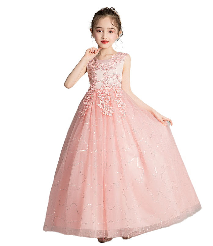 子供ドレス 発表会ドレス ノースリーブ ロングスカート フォーマル JD0009