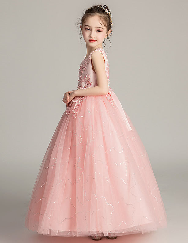 子供ドレス 発表会ドレス ノースリーブ ロングスカート フォーマル JD0009