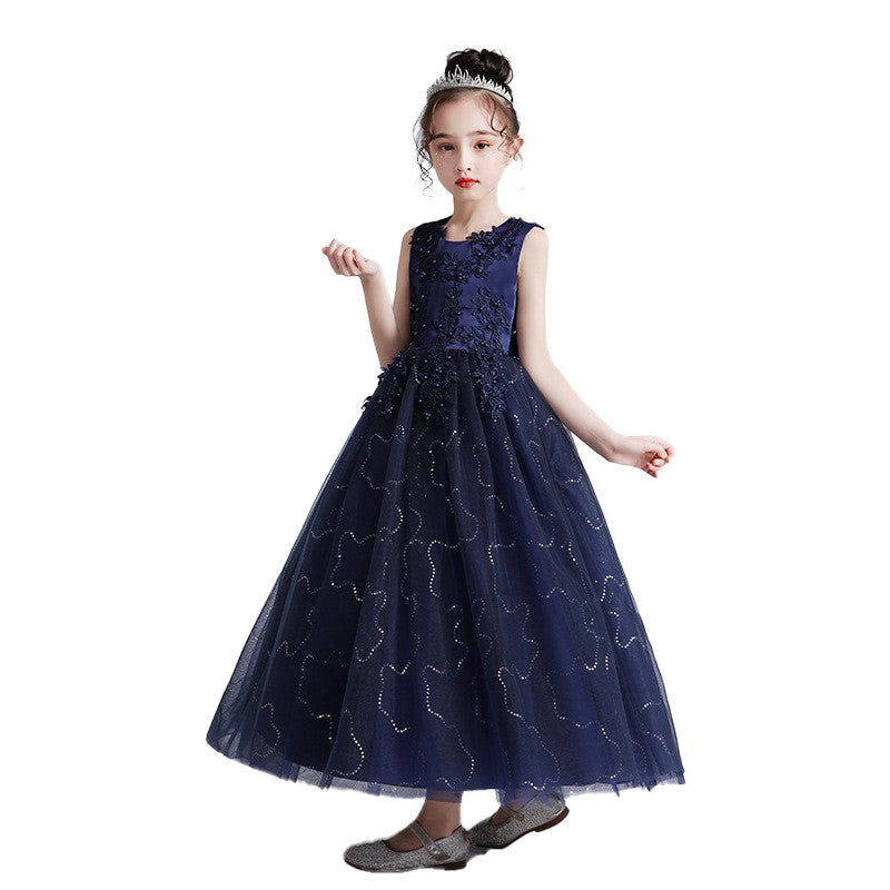 子供ドレス 発表会ドレス ノースリーブ ロングスカート フォーマル JD0009