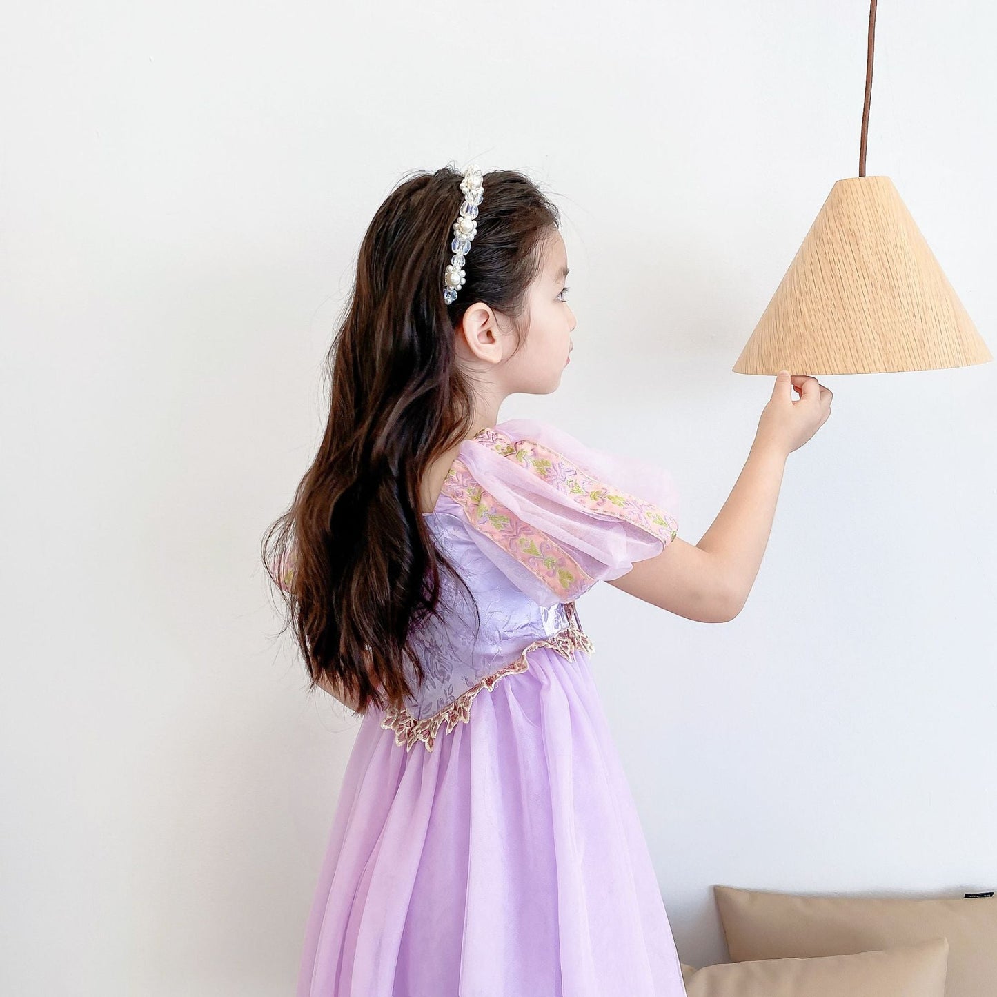 子供ドレス 発表会ドレス パフスリーブ ロングスカート ハロウィン JD0069