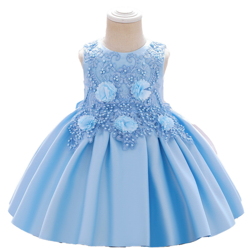 子供ドレス 発表会ドレス ノースリーブ 膝丈スカート フォーマル JD0079