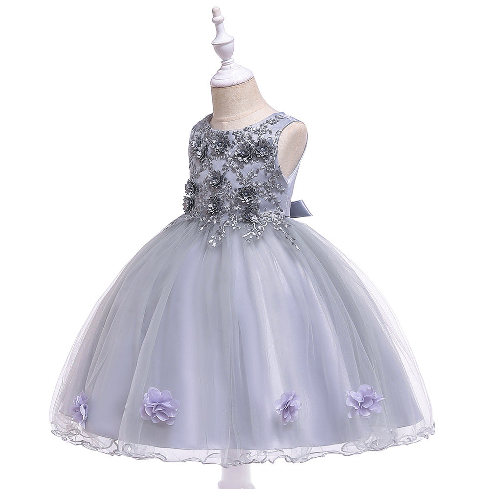 子供ドレス 発表会ドレス ノースリーブ 膝丈スカート フォーマル JD0092