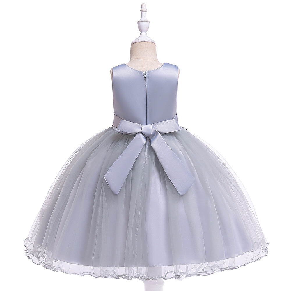 子供ドレス 発表会ドレス ノースリーブ 膝丈スカート フォーマル JD0092