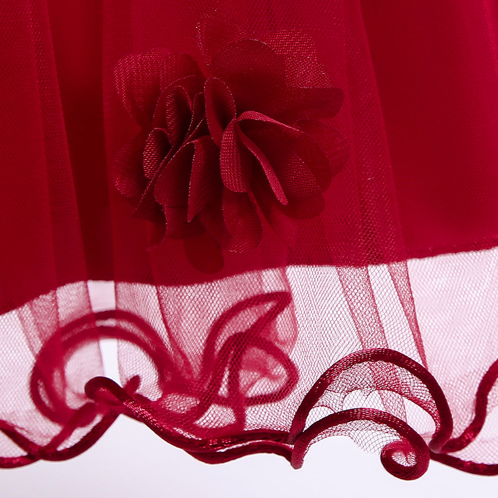 子供ドレス 発表会ドレス ノースリーブ 膝丈スカート フォーマル JD0092