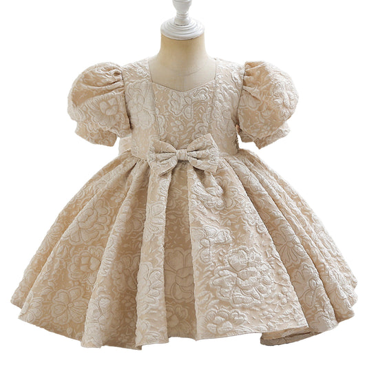 子供ドレス 発表会ドレス パフスリーブ 膝丈スカート フォーマル JD0094