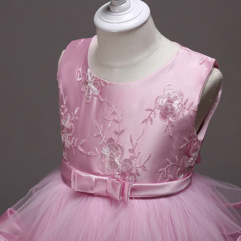 子供ドレス 発表会ドレス ノースリーブ 膝丈スカート フォーマル JD0104