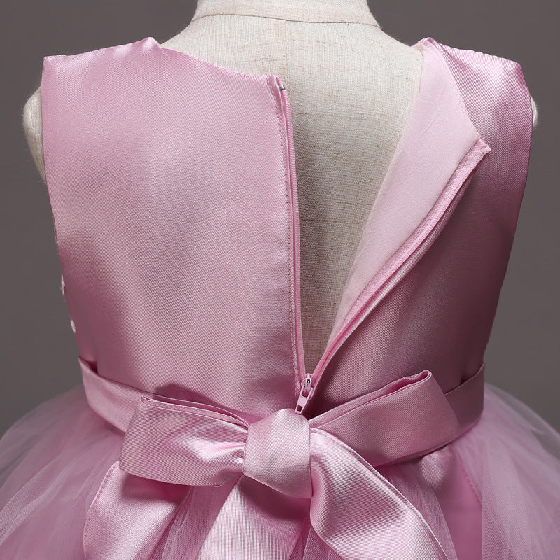 子供ドレス 発表会ドレス ノースリーブ 膝丈スカート フォーマル JD0104