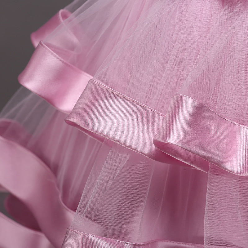 子供ドレス 発表会ドレス ノースリーブ 膝丈スカート フォーマル JD0104