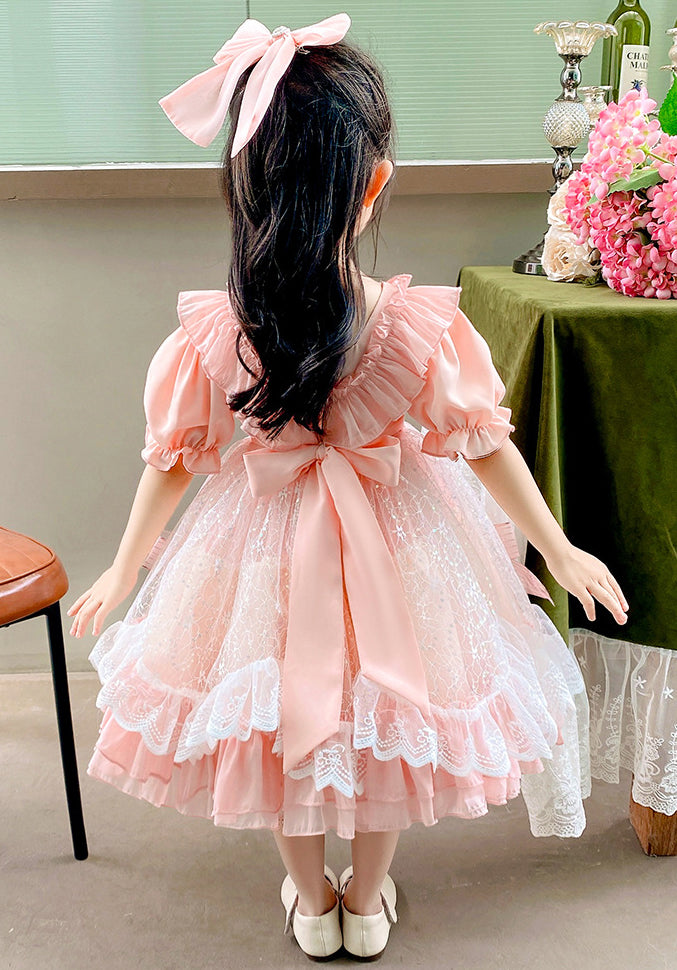 子供ドレス 発表会ドレス パフスリーブ 膝丈スカート ハロウィン JD0108