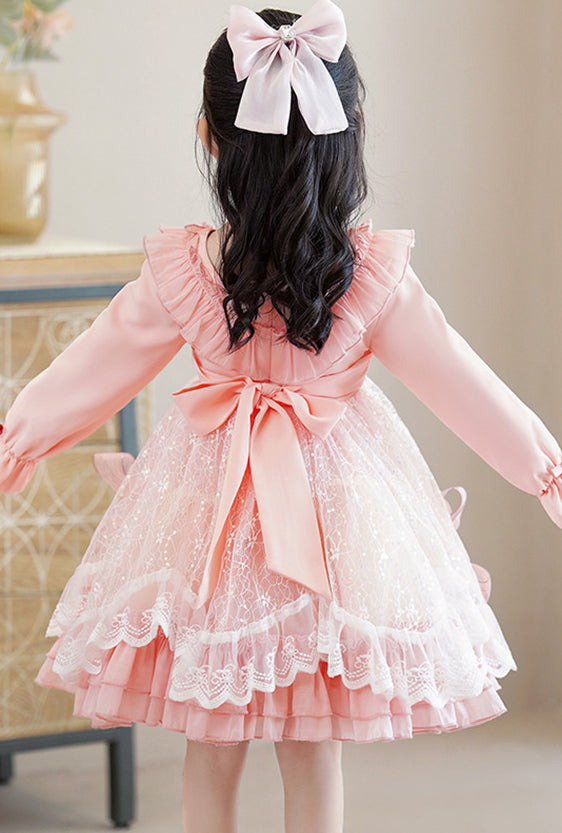 子供ドレス 発表会ドレス 長袖 膝丈スカート ハロウィン JD0109