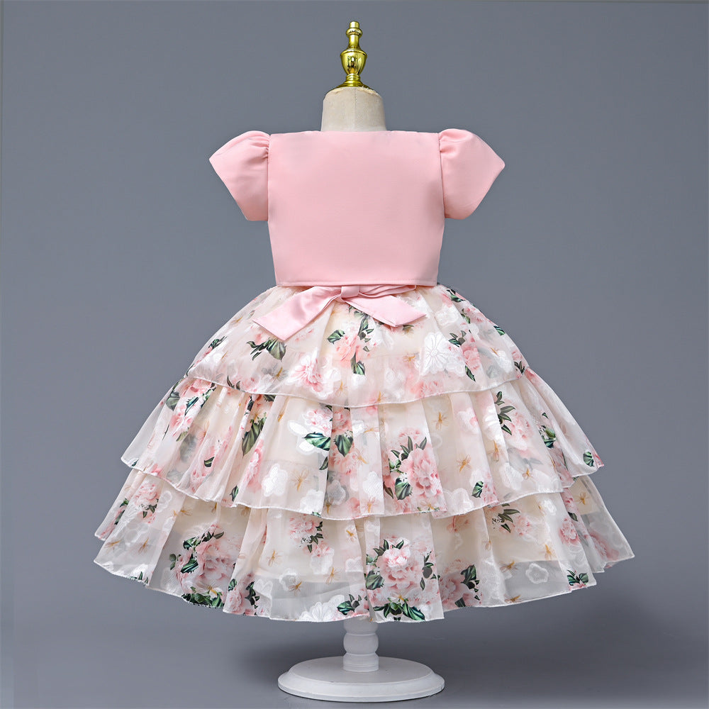 子供ドレス 発表会ドレス ノースリーブ 膝丈スカート フォーマル JD0111