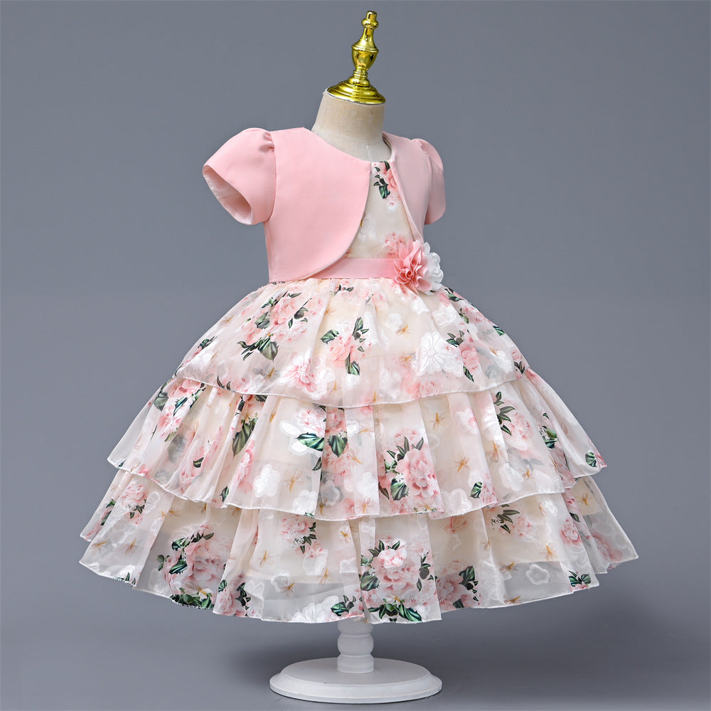 子供ドレス 発表会ドレス ノースリーブ 膝丈スカート フォーマル JD0111