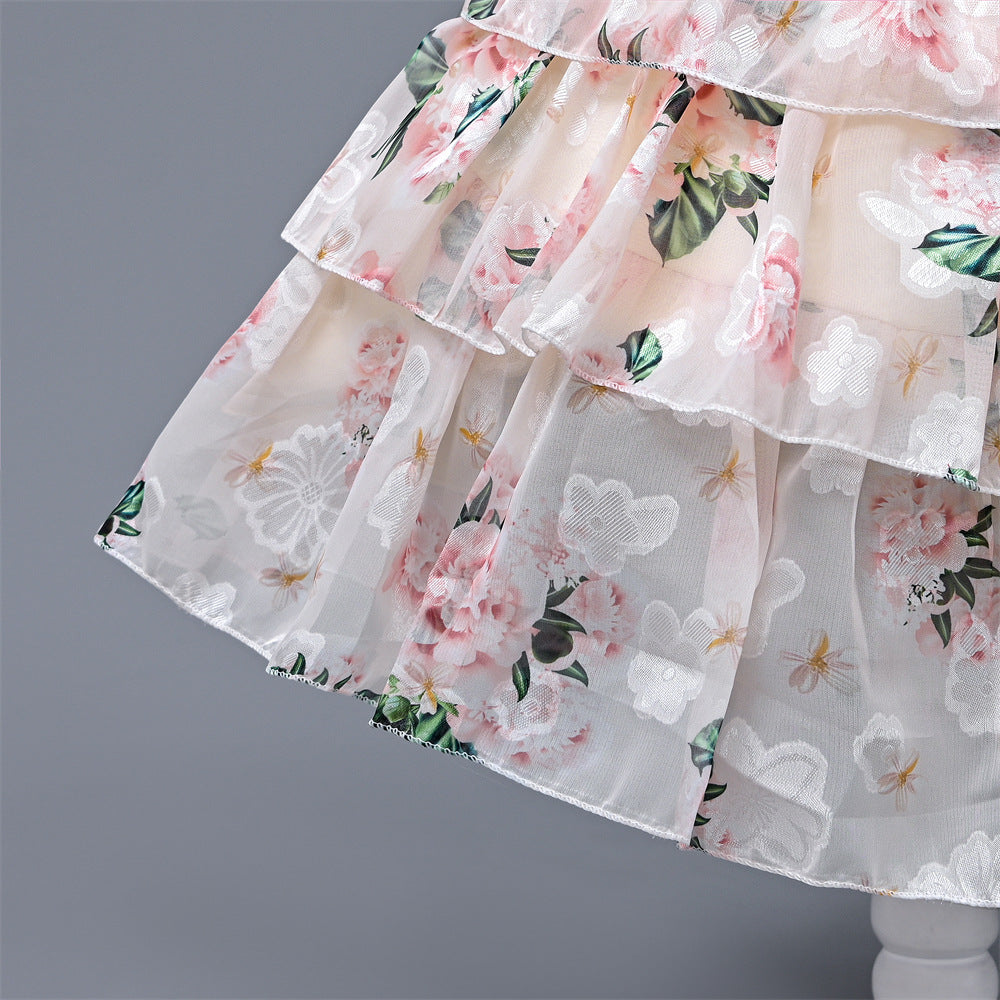 子供ドレス 発表会ドレス ノースリーブ 膝丈スカート フォーマル JD0111