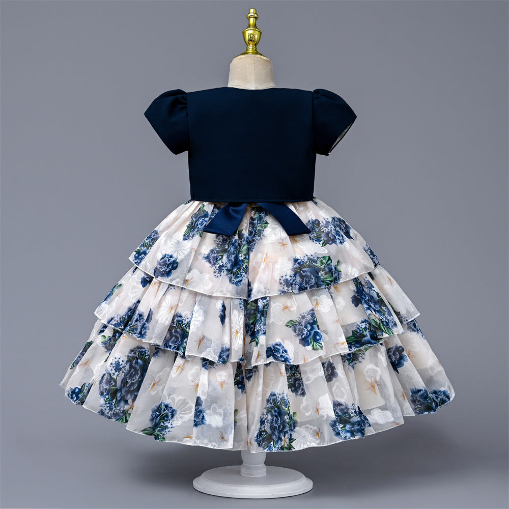 子供ドレス 発表会ドレス ノースリーブ 膝丈スカート フォーマル JD0111