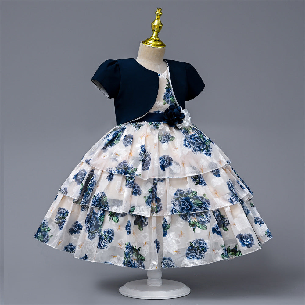 子供ドレス 発表会ドレス ノースリーブ 膝丈スカート フォーマル JD0111