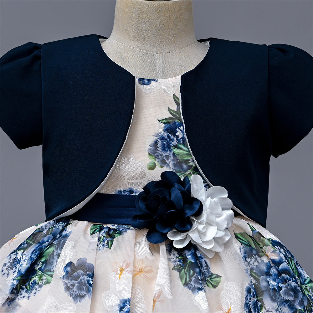 子供ドレス 発表会ドレス ノースリーブ 膝丈スカート フォーマル JD0111