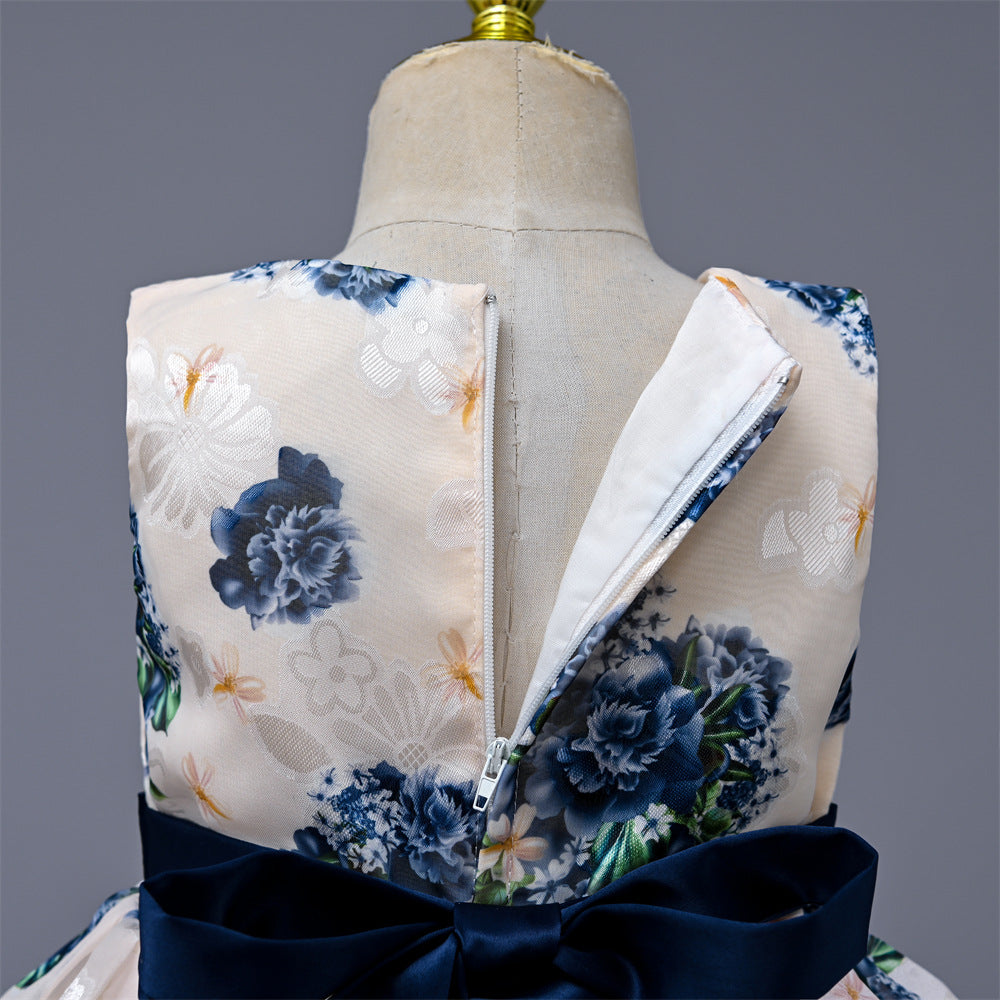 子供ドレス 発表会ドレス ノースリーブ 膝丈スカート フォーマル JD0111