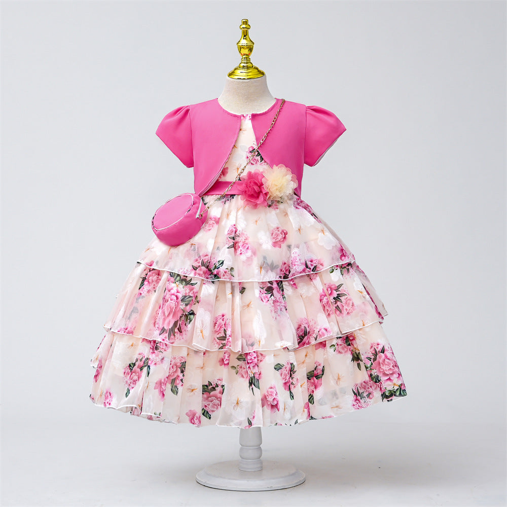 子供ドレス 発表会ドレス ノースリーブ 膝丈スカート フォーマル JD0111