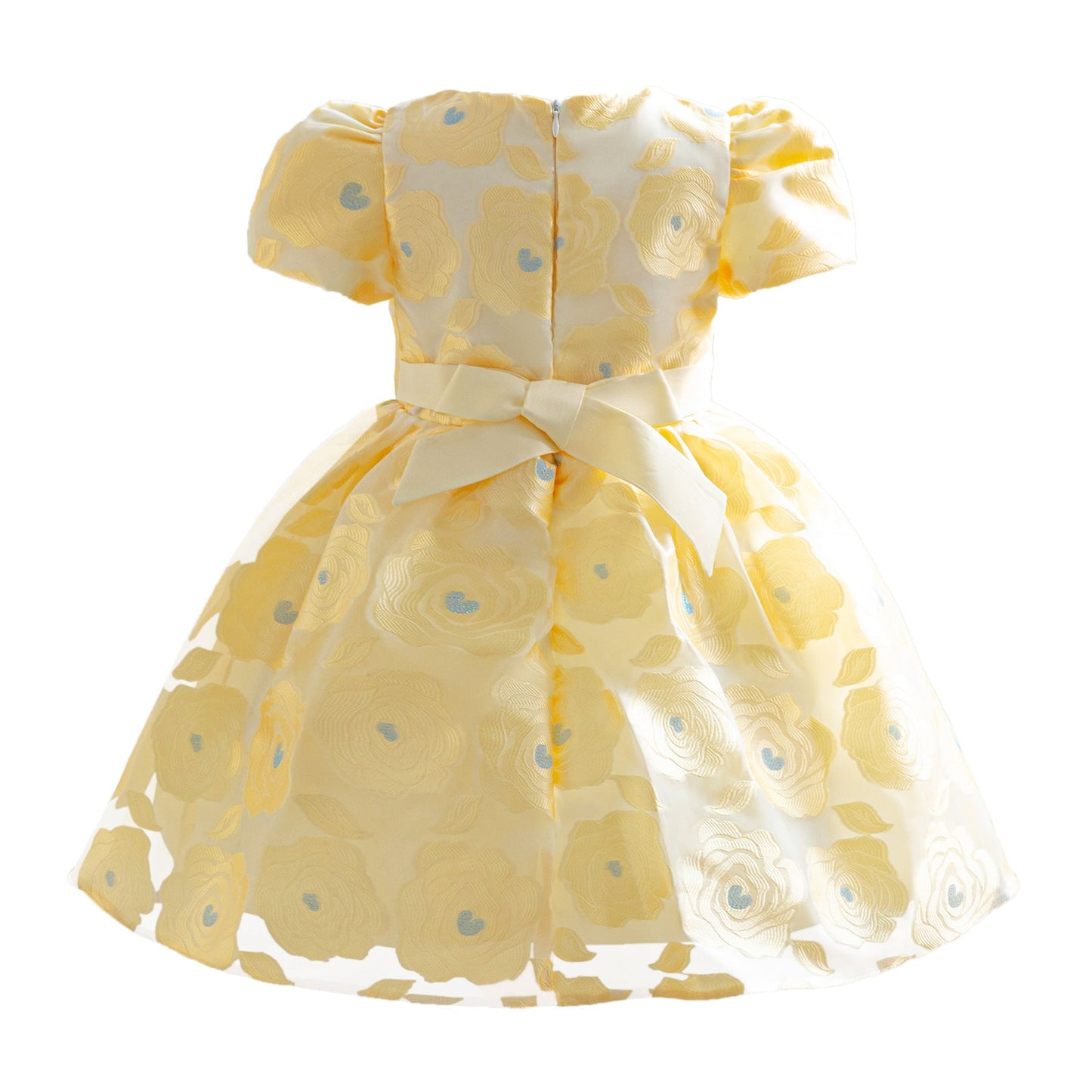 子供ドレス 発表会ドレス パフスリーブ 膝丈スカート フォーマル JD0124