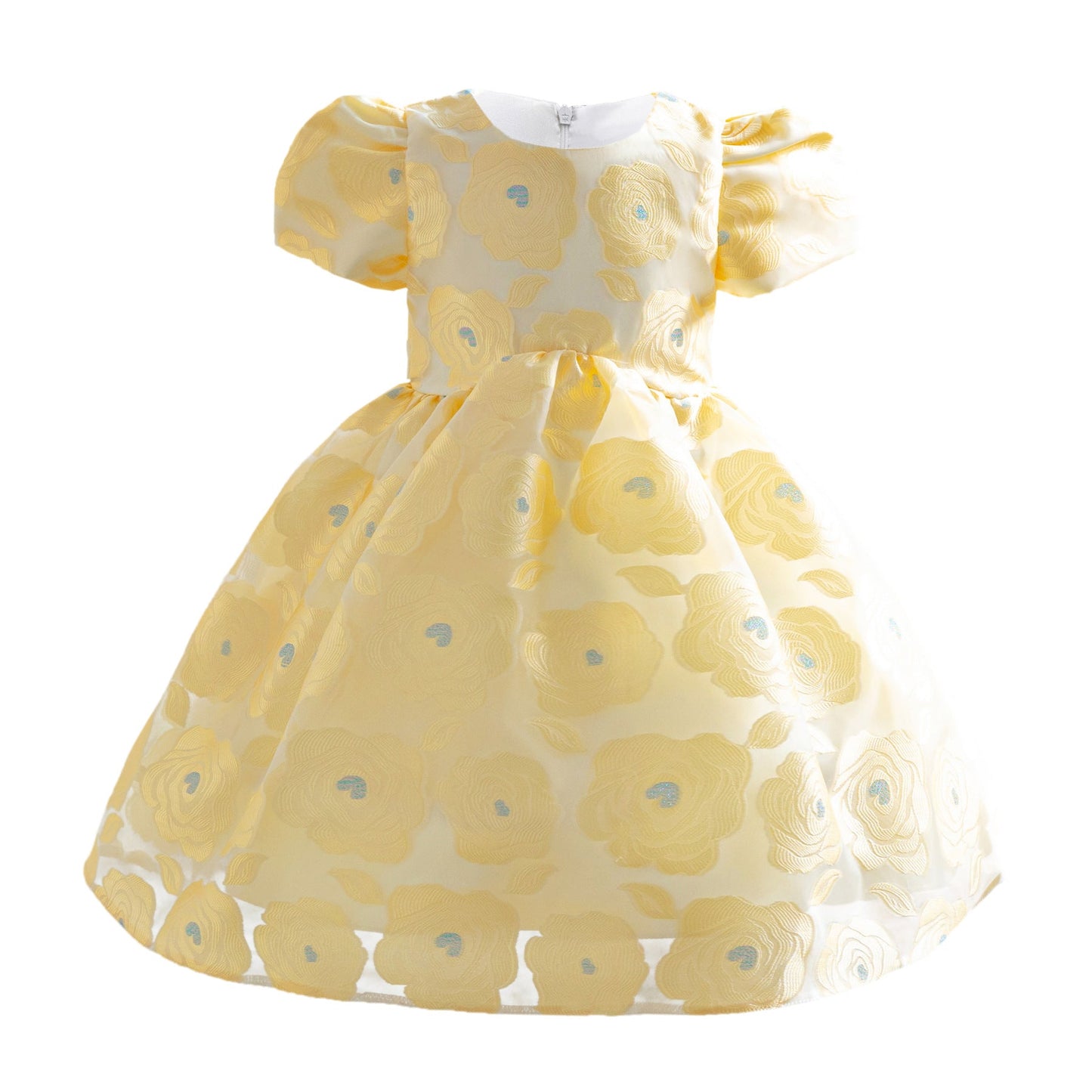 子供ドレス 発表会ドレス パフスリーブ 膝丈スカート フォーマル JD0124