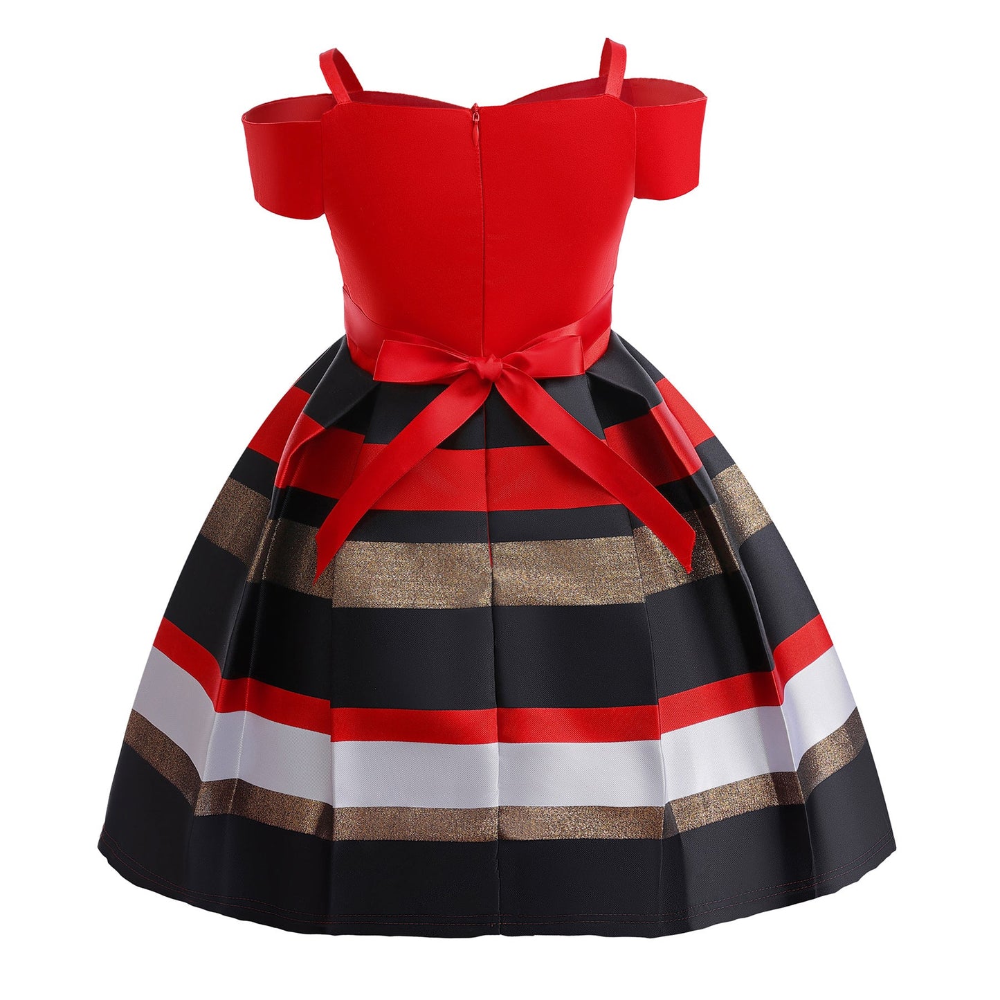 子供ドレス 発表会ドレス オフショルダー 膝丈スカート フォーマル JD0125