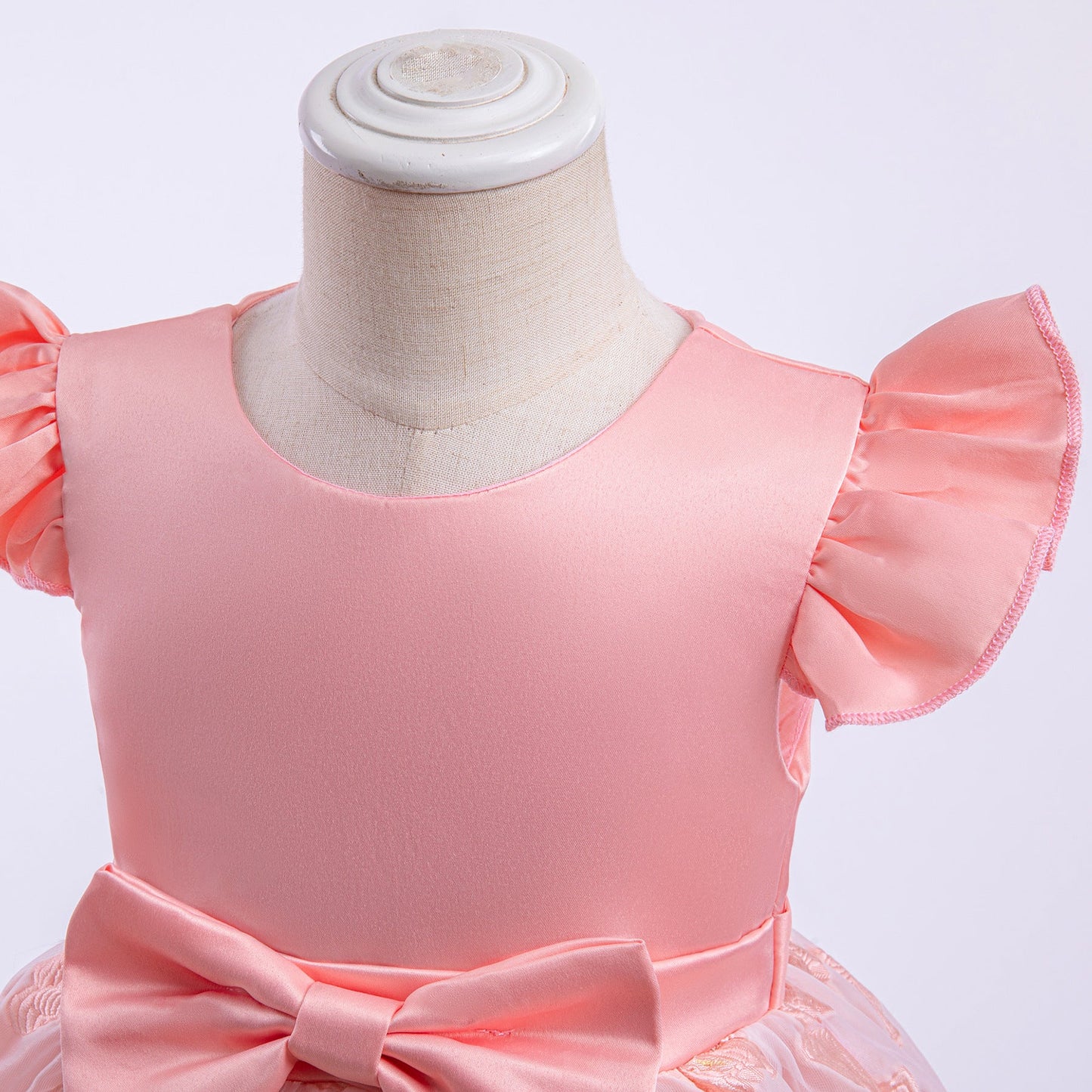 子供ドレス 発表会ドレス キャップスリーブ 膝丈スカート フォーマル JD0128