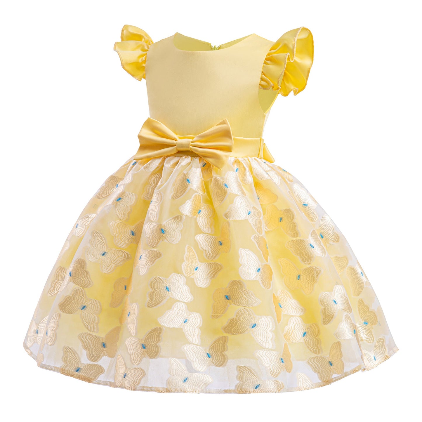 子供ドレス 発表会ドレス キャップスリーブ 膝丈スカート フォーマル JD0128