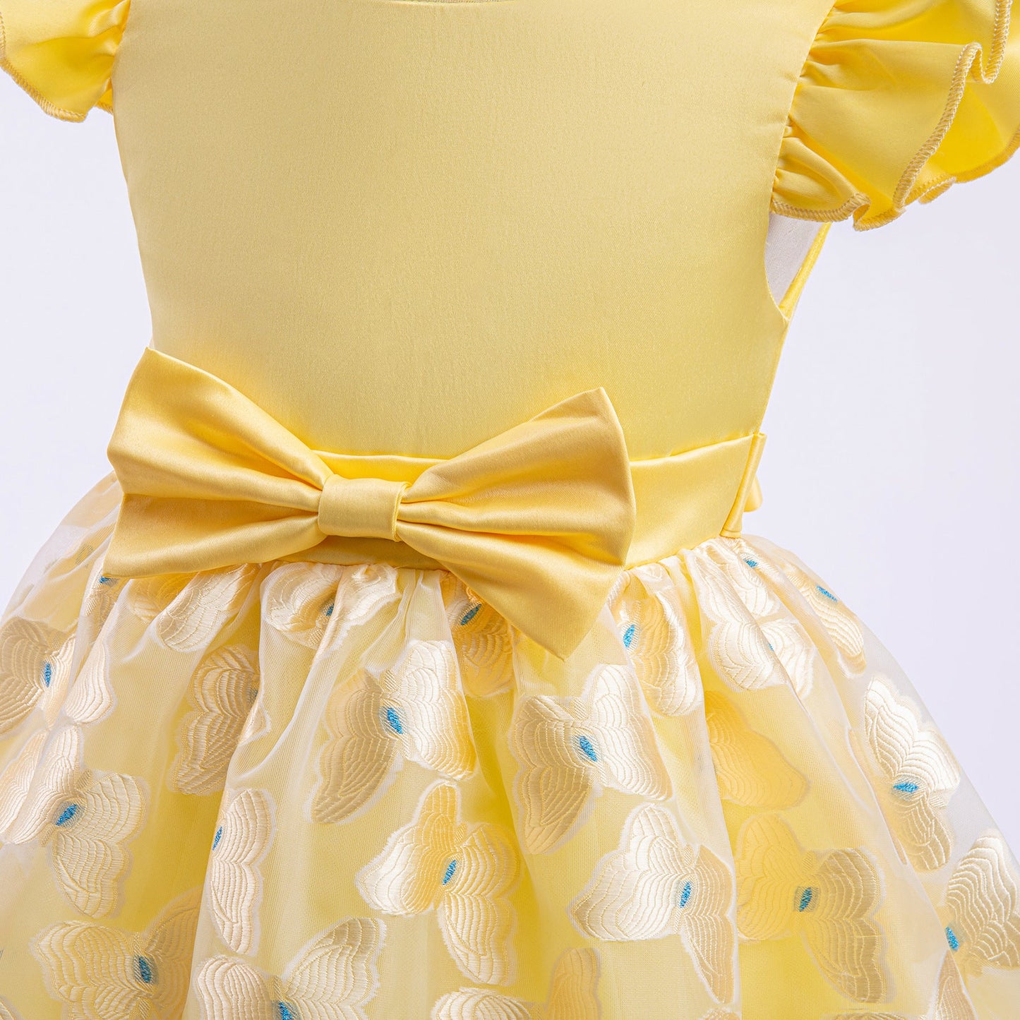 子供ドレス 発表会ドレス キャップスリーブ 膝丈スカート フォーマル JD0128