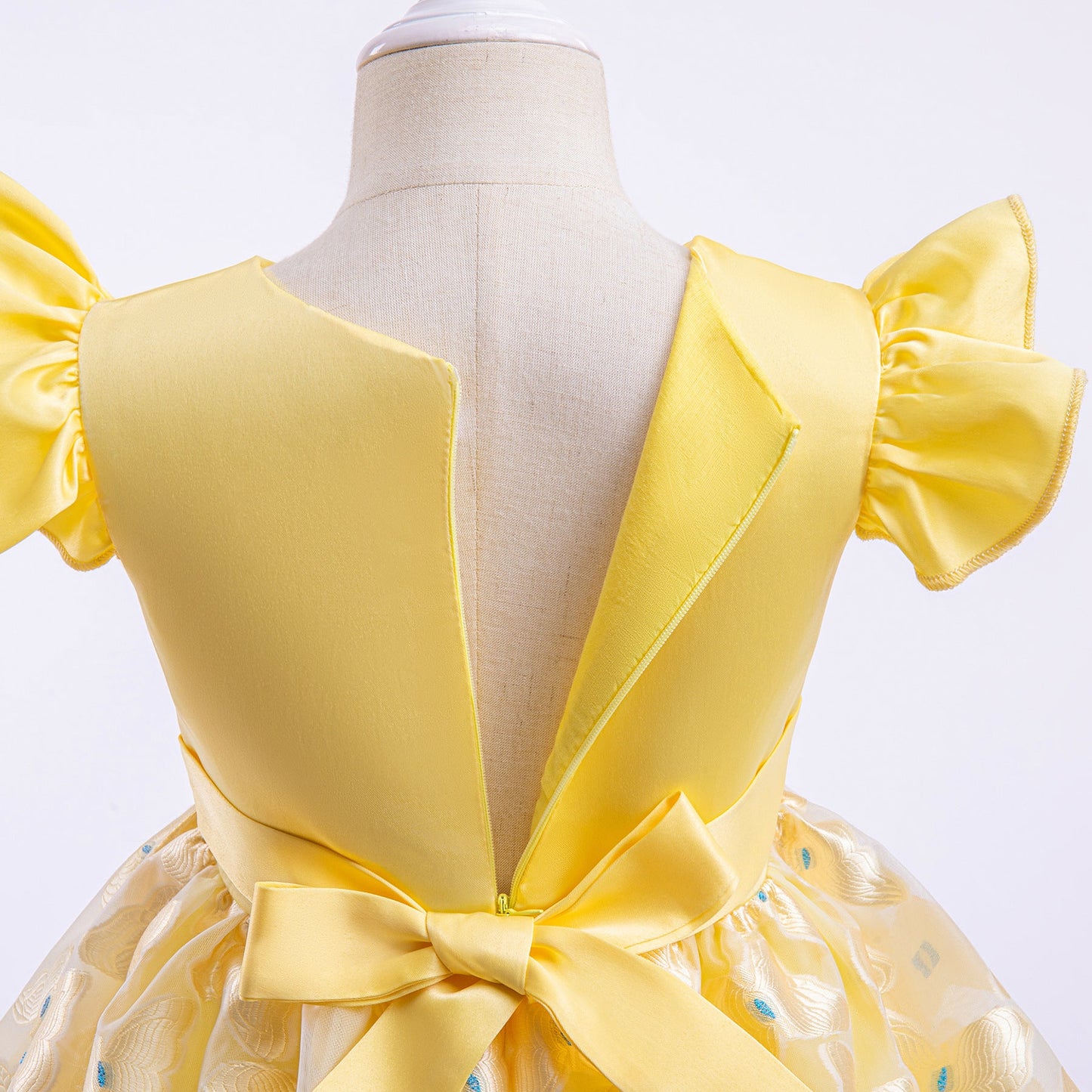 子供ドレス 発表会ドレス キャップスリーブ 膝丈スカート フォーマル JD0128