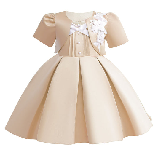 子供ドレス 発表会ドレス ノースリーブ 膝丈スカート フォーマル JD0132