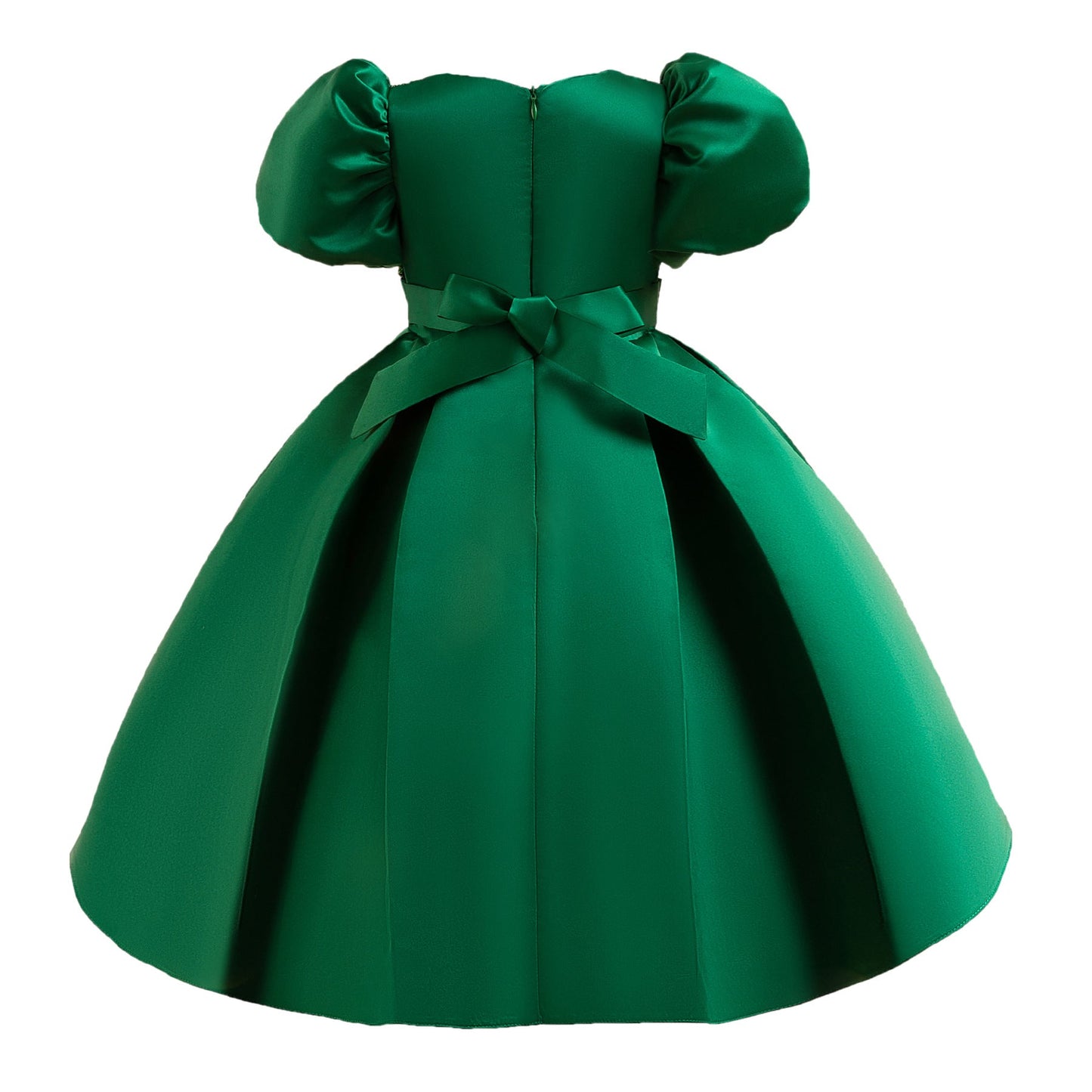 子供ドレス 発表会ドレス パフスリーブ フィッシュテールスカート フォーマル JD0133