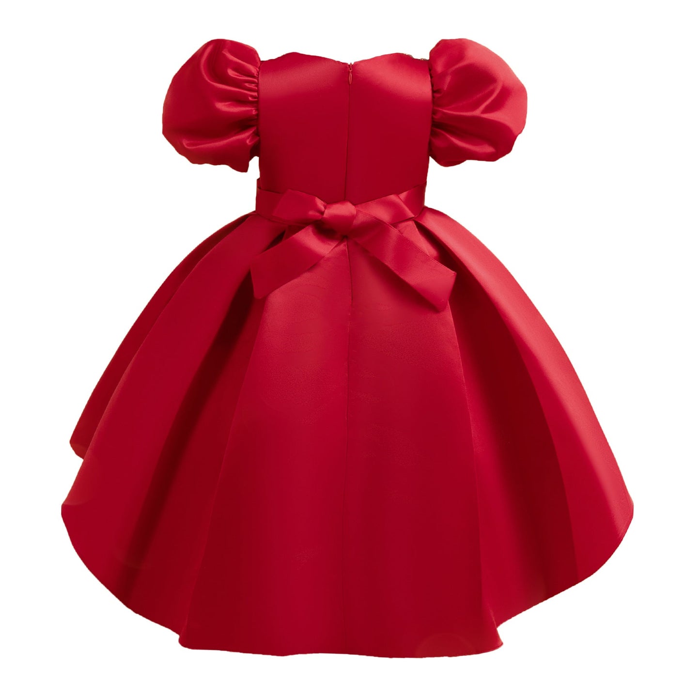 子供ドレス 発表会ドレス パフスリーブ フィッシュテールスカート フォーマル JD0133