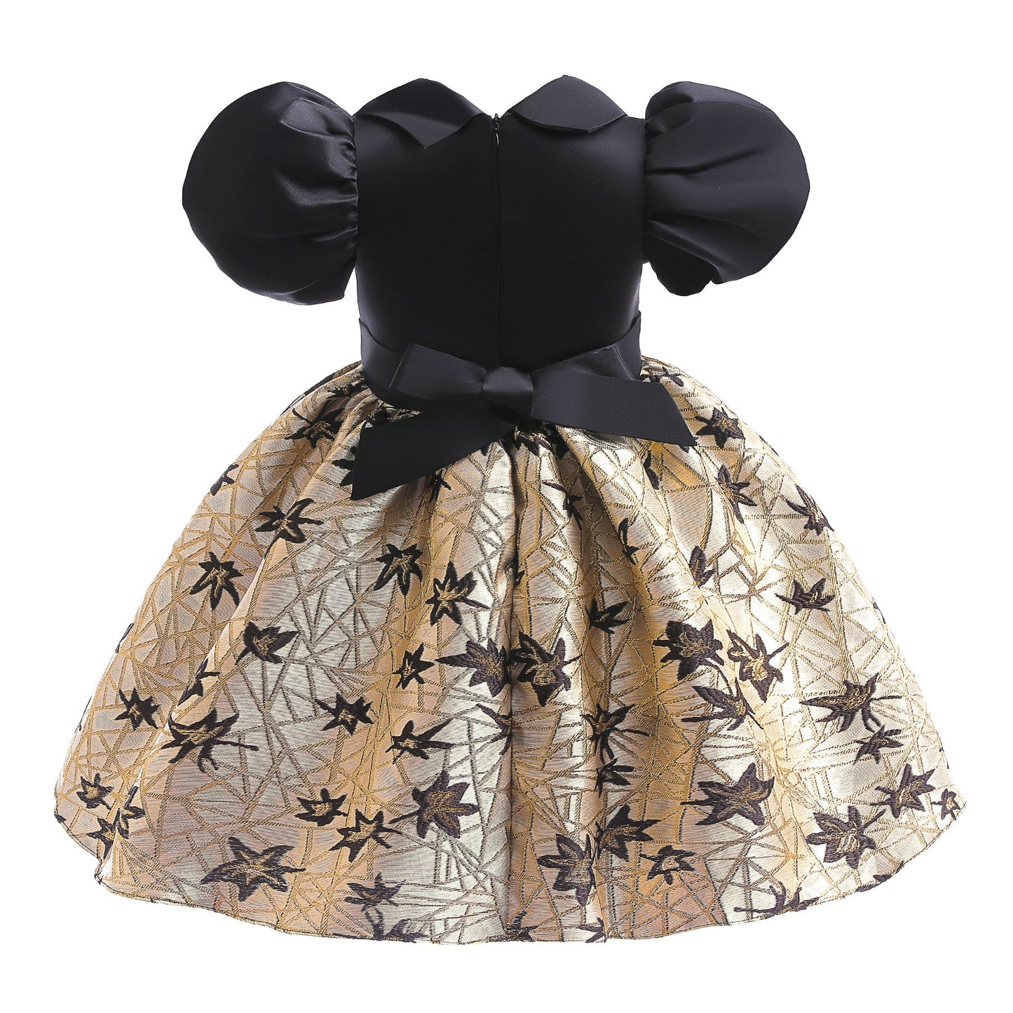 子供ドレス 発表会ドレス パフスリーブ 膝丈スカート フォーマル JD0138