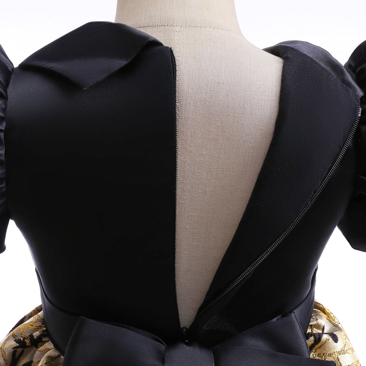 子供ドレス 発表会ドレス パフスリーブ 膝丈スカート フォーマル JD0138