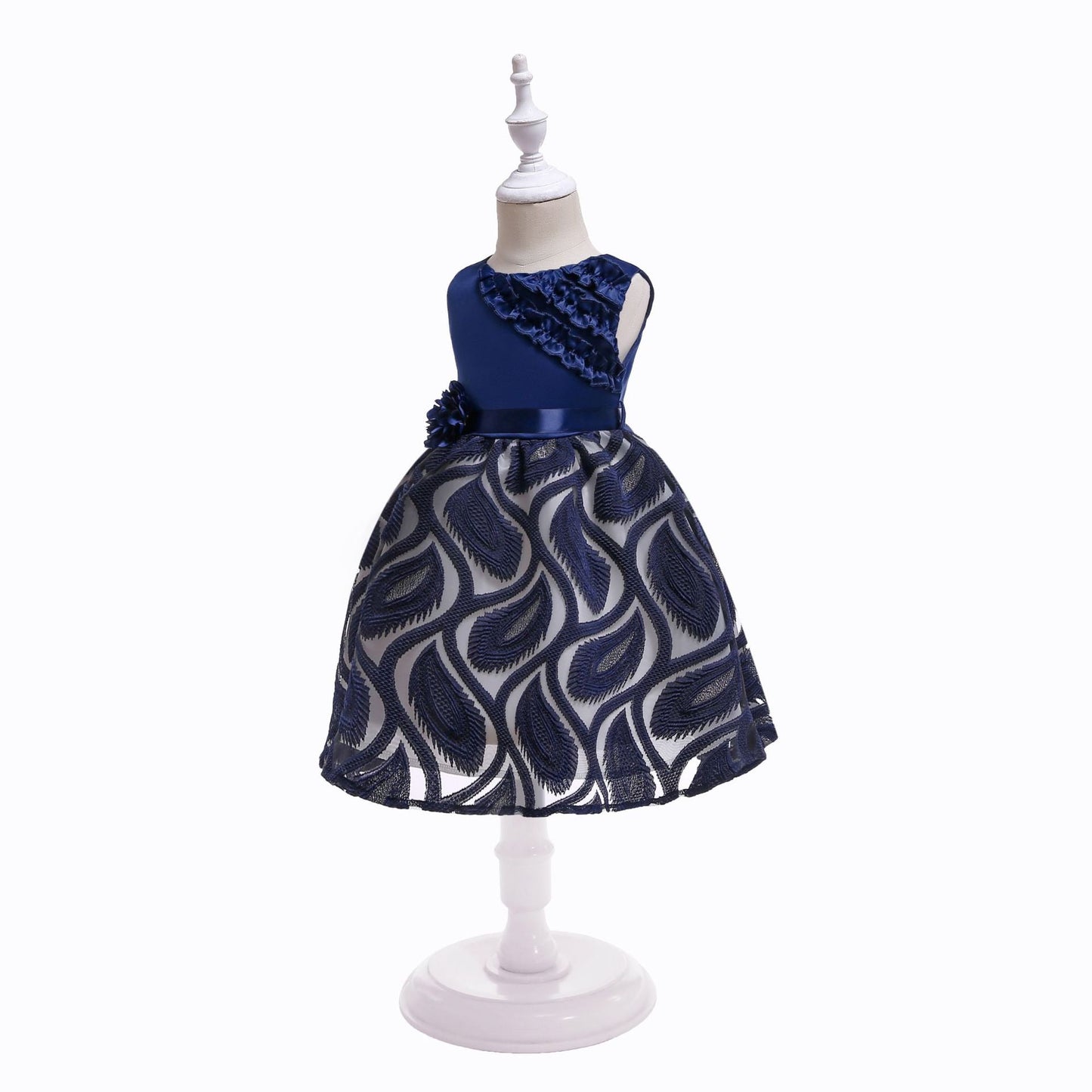 子供ドレス 発表会ドレス ノースリーブ 膝丈スカート フォーマル JD0141