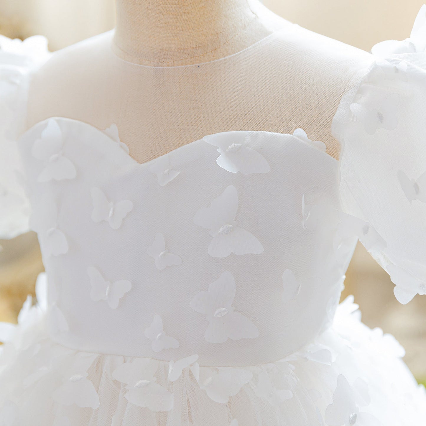 子供ドレス 発表会ドレス パフスリーブ 膝丈スカート フォーマル JD0147