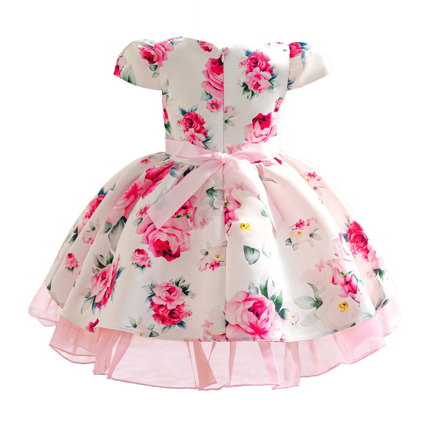 子供ドレス 発表会ドレス キャップスリーブ 膝丈スカート フォーマル JD0148